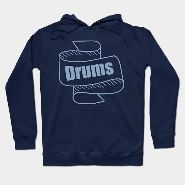 Drums Hoodie by Altaria Design